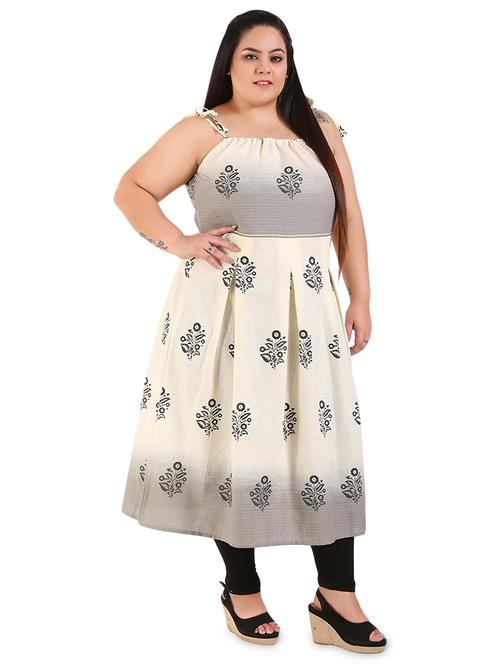 floral a-line kurta - 16921537 - Very Small Image - 1