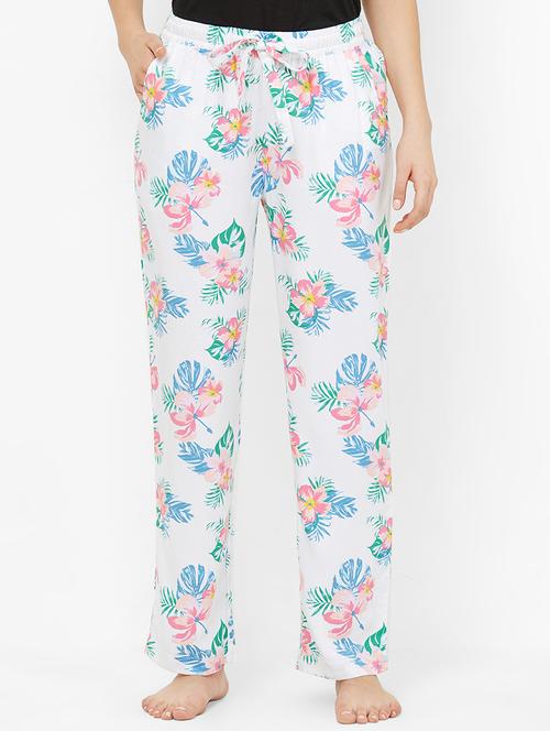 drawstring waist tropical pajama - 16921856 - Very Small Image - 1