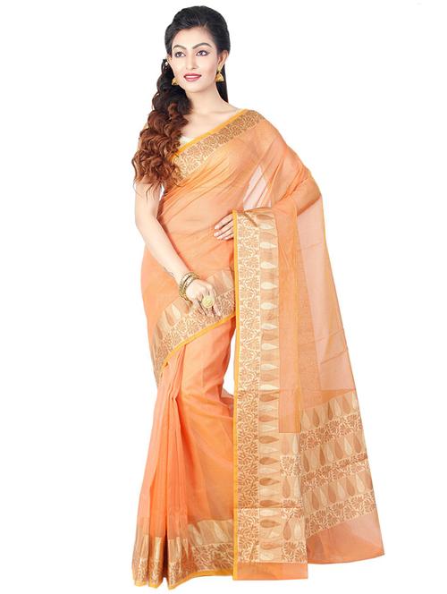 solid banarasi saree with blouse - 16921974 - Very Small Image - 1