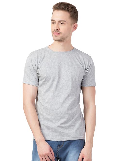 grey solid t-shirt - 16923234 - Very Small Image - 1