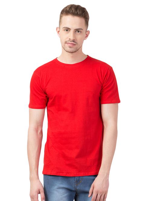 red solid t-shirt - 16923235 - Very Small Image - 1