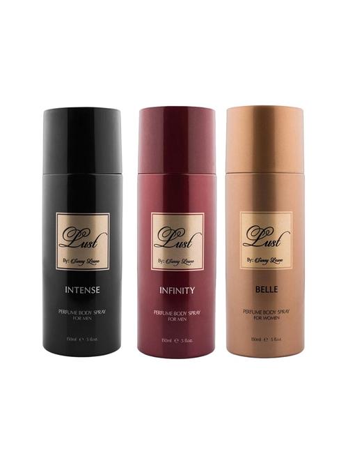lust intense , infinity & belle deodrant - 16923755 - Very Small Image - 1