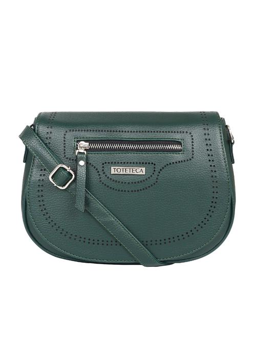 green leatherette (pu) sling bag - 16923916 - Very Small Image - 1