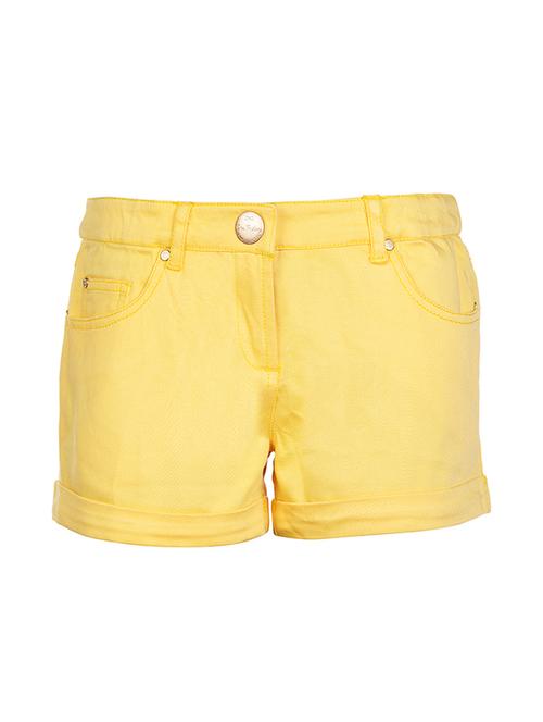 yellow cotton shorts - 16925106 - Very Small Image - 1