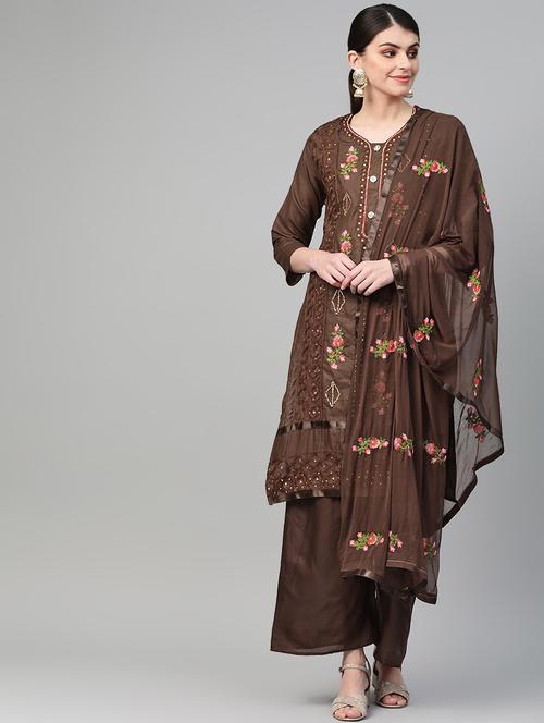 embroidered suit set - 16926580 - Very Small Image - 1