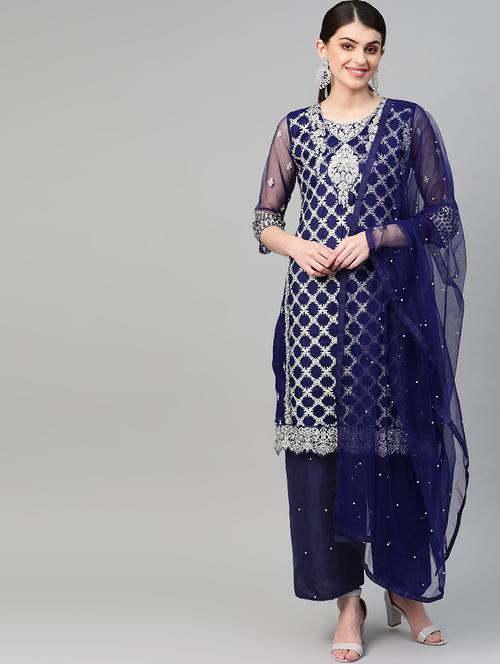 embroidered suit set - 16926584 - Very Small Image - 1