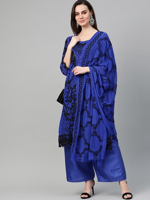embroidered suit set - 16926588 - Very Small Image - 1