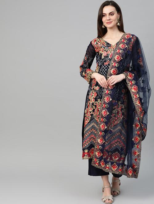 embroidered suit set - 16926591 - Very Small Image - 1
