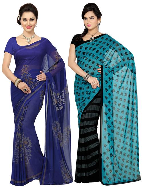 set of 2 pcs combos saree - 16926958 - Very Small Image - 1