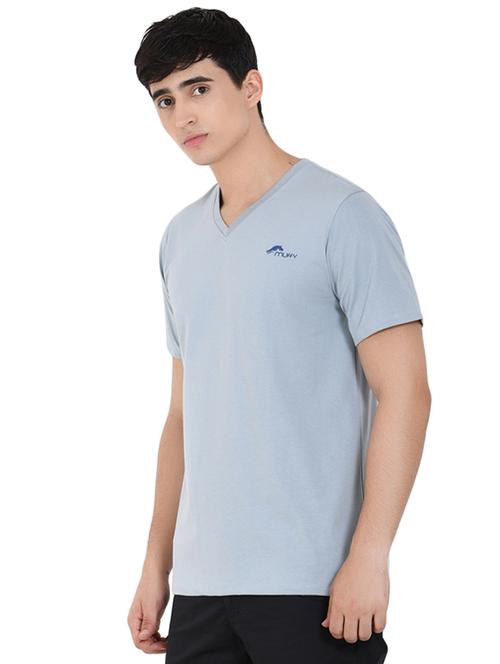 light blue solid t-shirt - 16933520 - Very Small Image - 1