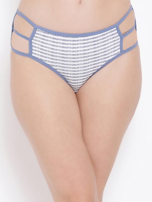 mid rise striped hipster panty - 16934074 - Very Small Image - 1