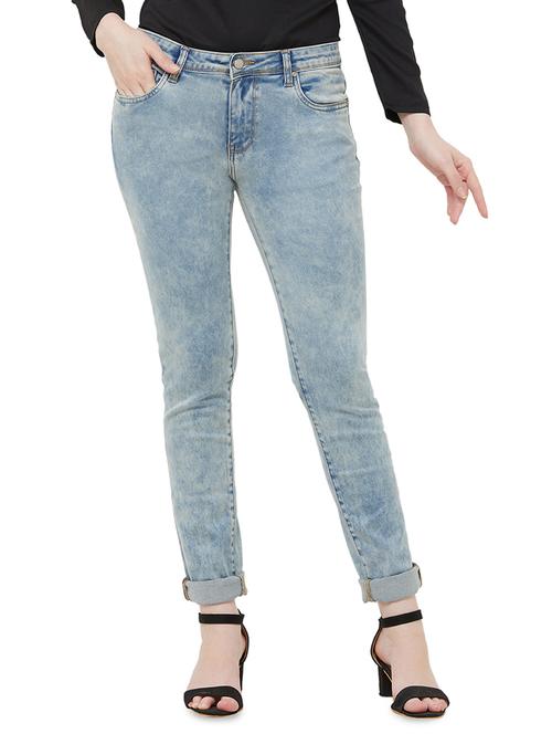 mid rise acid washed jeans - 16934293 - Very Small Image - 1