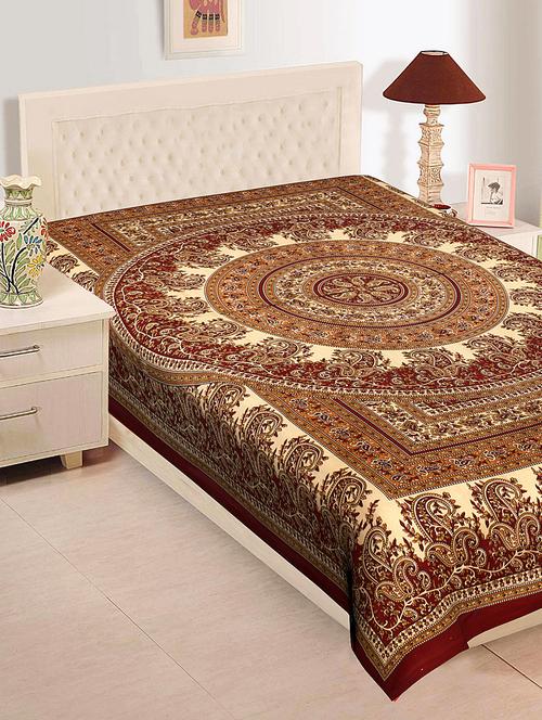 cotton printed single bedsheet - 16934442 - Very Small Image - 1