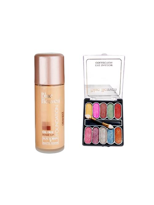 pack of oil free foundation and 10in1 eyeshadow - 16934494 - Very Small Image - 1