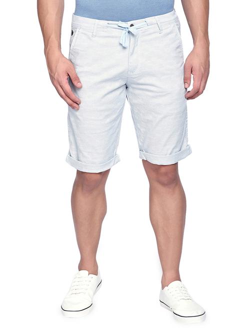 light blue printed bermuda shorts - 16934735 - Very Small Image - 1