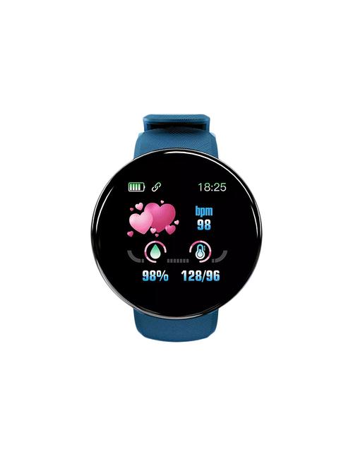 jm new d18 blue colour smartband - 16935322 - Very Small Image - 1