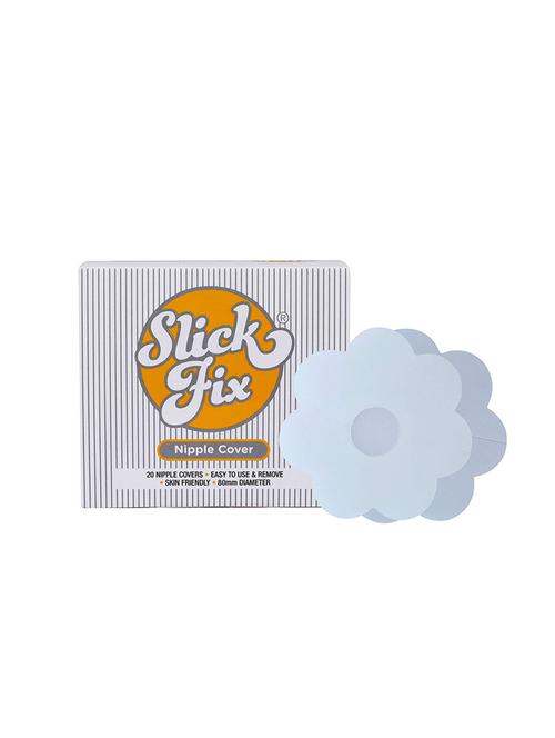 slickfix self adhesive nipple covers (transparent colour) breast concealer pack of 10 - 16936012 - Very Small Image - 1