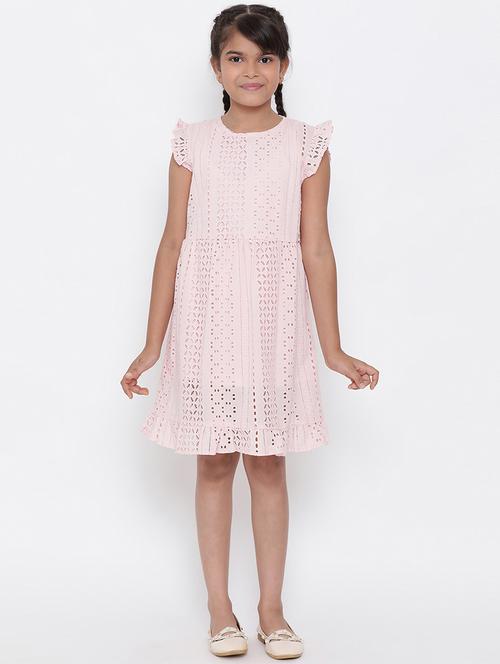 pink cotton frock - 16936591 - Very Small Image - 1