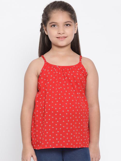 red polyester regular top - 16936627 - Very Small Image - 1