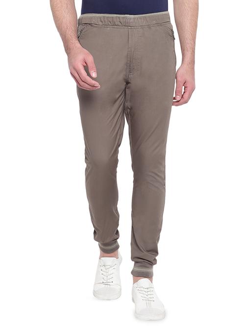 grey solid jogger - 16937595 - Very Small Image - 1