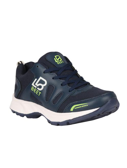 navy blue lace up sport shoes - 16937670 - Very Small Image - 1