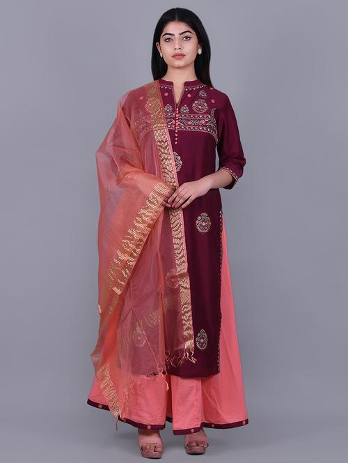 embroidered suit set - 16937840 - Very Small Image - 1
