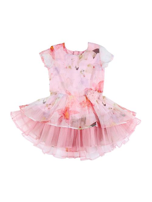 pink cotton frock - 16938060 - Very Small Image - 1