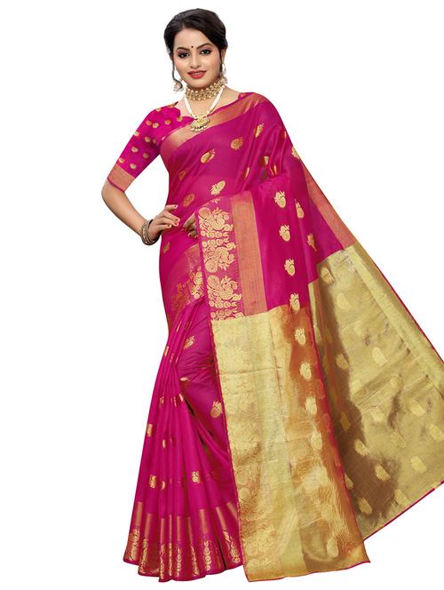 conversational kanjivaram saree with blouse - 16939214 - Very Small Image - 1