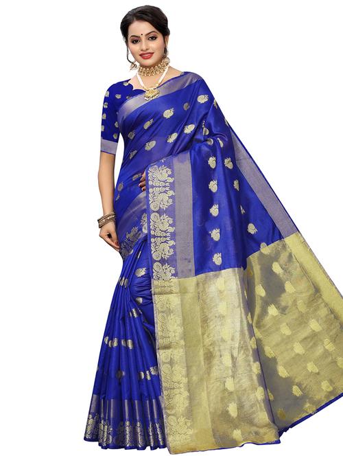conversational kanjivaram saree with blouse - 16939219 - Very Small Image - 1