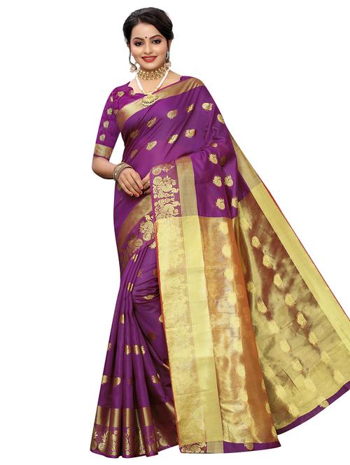 conversational kanjivaram saree with blouse - 16939220 - Very Small Image - 1