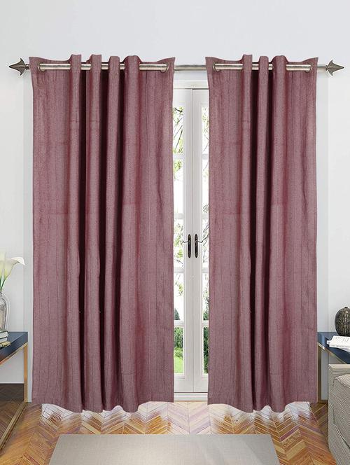 cotton yarn eyelet door curtains - 16941678 - Very Small Image - 1
