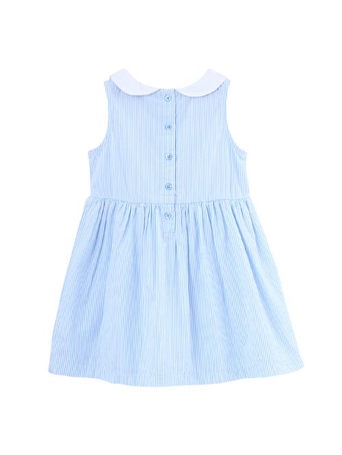 floral embroidered shirred dress - 16942811 - Very Small Image - 1