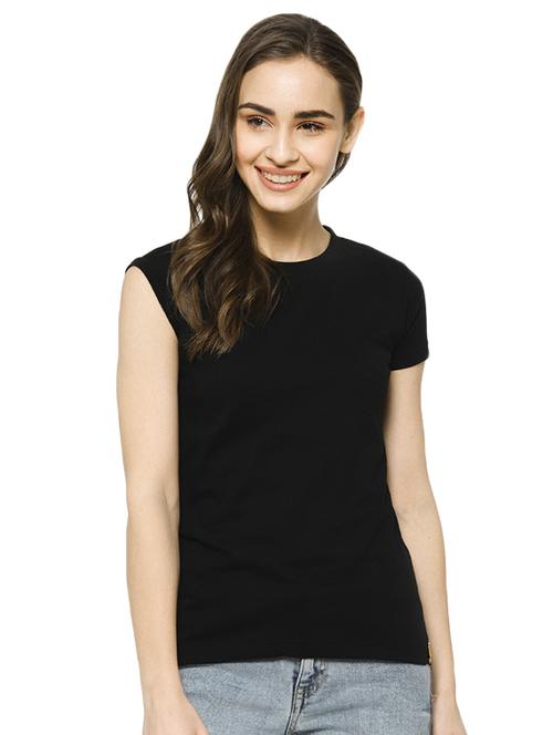 crew neck solid tee - 16943286 - Very Small Image - 1