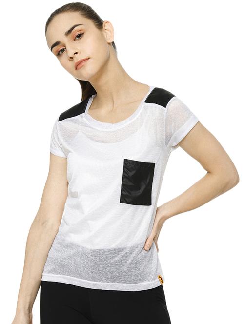 women's straight round neck top - 16943299 - Very Small Image - 1