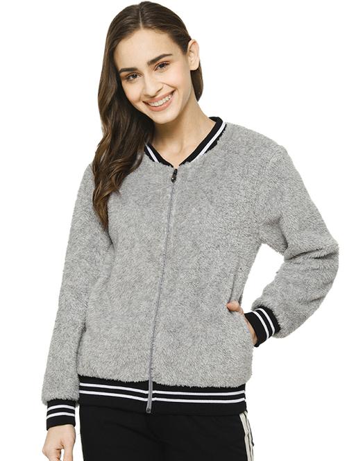 faux leather zip up bomer jacket - 16943310 - Very Small Image - 1