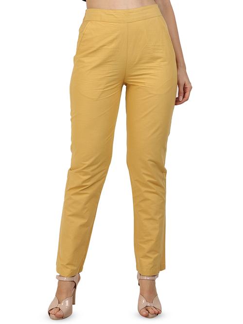 high rise solid trouser - 16944043 - Very Small Image - 1
