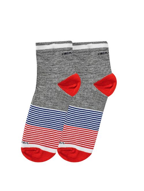 multi colored cotton ankle length sock - 16944305 - Very Small Image - 1
