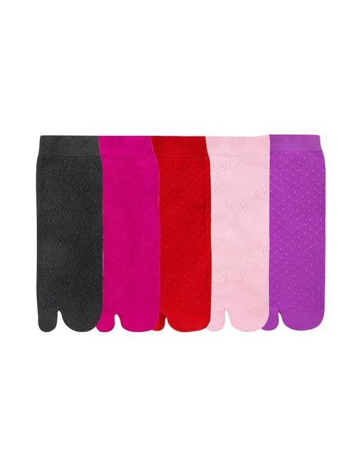 multi colored cotton ankle length sock - 16944405 - Very Small Image - 1