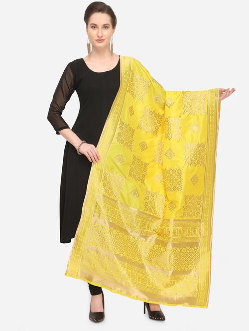 self design banarasi dupatta - 16944502 - Very Small Image - 1