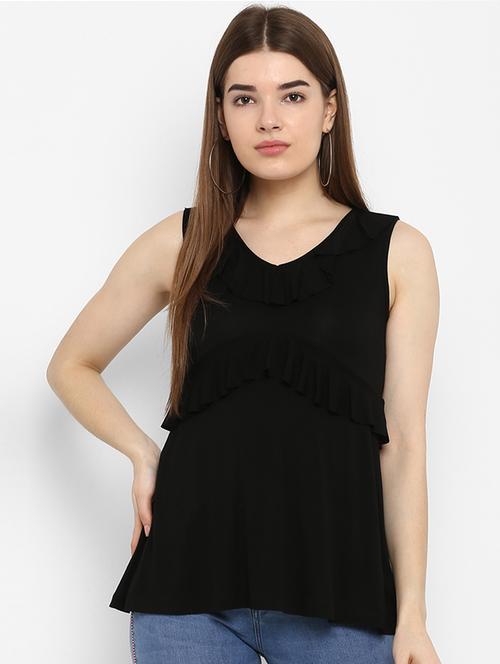 ruffle detail solid top - 16945763 - Very Small Image - 1