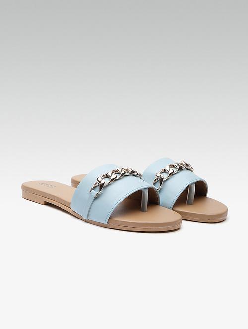 blue slip on sandals - 16945901 - Very Small Image - 1