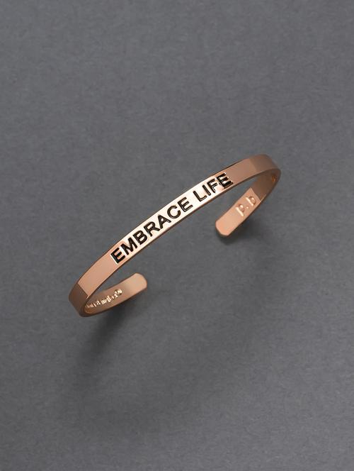 pink brass cuffs bracelet - 16945951 - Very Small Image - 1