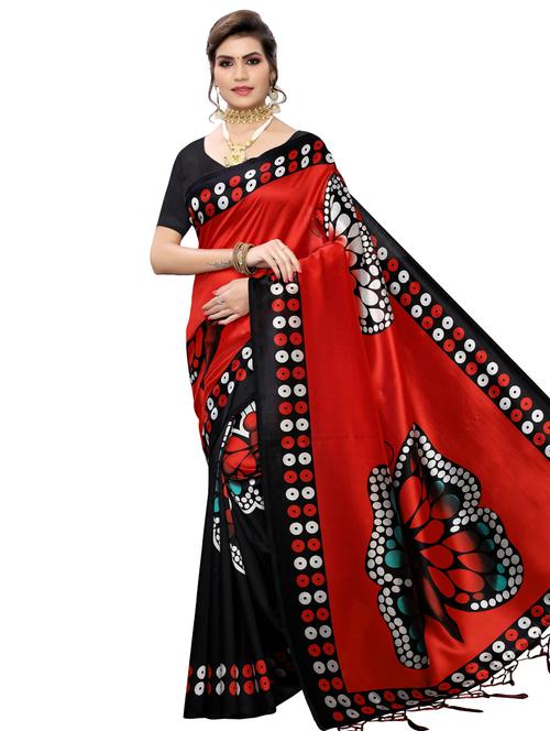 conversational bhagalpuri saree with blouse - 16947124 - Very Small Image - 1