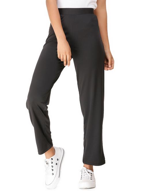 high rise flat front trouser - 16947651 - Very Small Image - 1