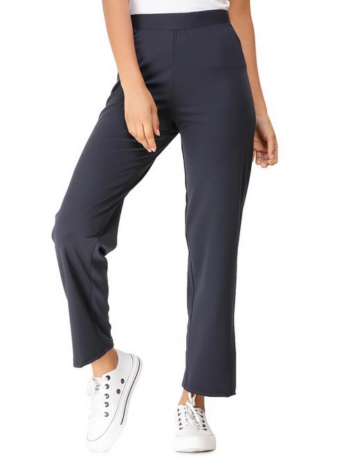 high rise flat front trouser - 16947652 - Very Small Image - 1