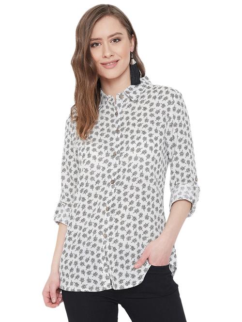 long sleeves printed shirt - 16947711 - Very Small Image - 1