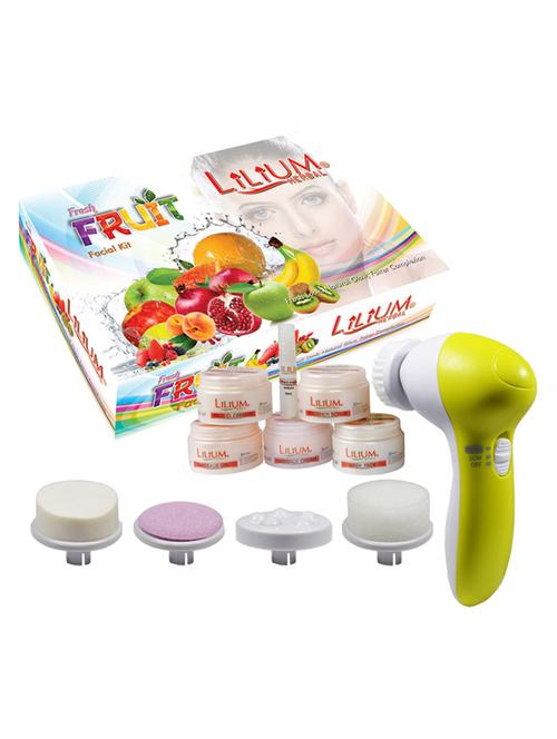 lilium fresh fruit facial kit 310g with face massager - 16949034 - Very Small Image - 1