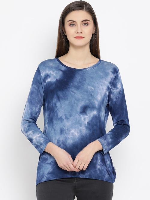 round neck tie & dye tee - 16949606 - Very Small Image - 1