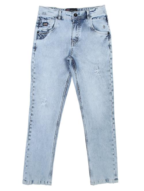 blue denim distressed jean - 16949900 - Very Small Image - 1