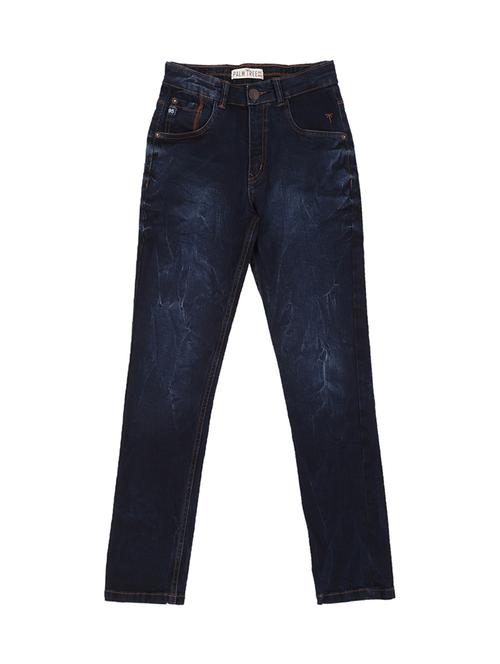 dark blue denim distressed jean - 16949944 - Very Small Image - 1